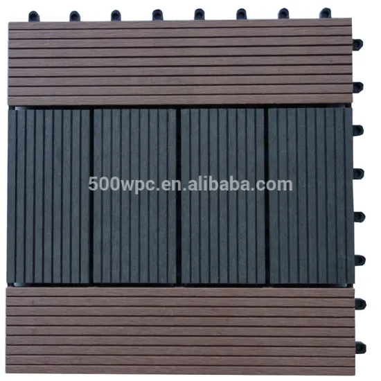 Easy Install Eco-friendly Wood Composite DIY Deck Tiles for garden