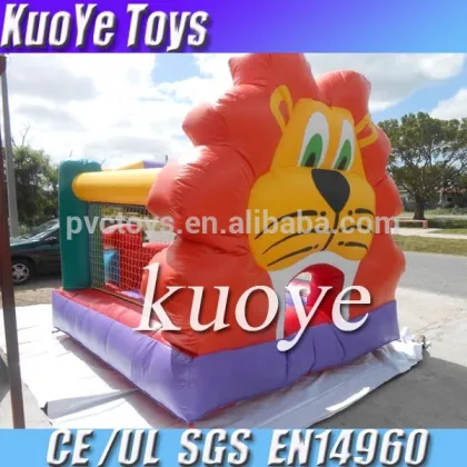 lion inflatable commercial trampoline bouncy trampoline china attraction commercial bouncer