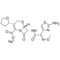 Natrium (6R, 7R) -7 - [[2- (2-Amino-1,3-thiazol-4-yl) -2-methoxyiminoacetyl] amino] -8-oxo-3 - [(2S) oxolan -2-yl] -5-thia-1-azabicyclo [4.2.0] oct-2-en-2-carboxylat CAS 141195-77-9