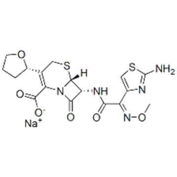 (6R, 7R) -7 - [[2- (2-amino-1,3-tiazol-4-ilo) -2-metoksyiminoacetylo] amino] -8-okso-3 - [(2S) oksolan sodu -2-ylo] -5-tia-1-azabicyklo [4.2.0] okt-2-eno-2-karboksylan CAS 141195-77-9