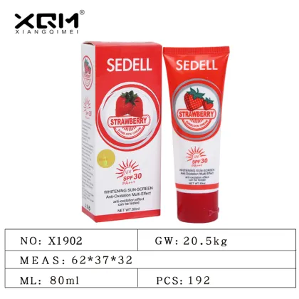 Strawberry Sunblock: The Spot XQM Cosmetics Facial Sunscreen - GMPC Certified Whitening Sunscreen