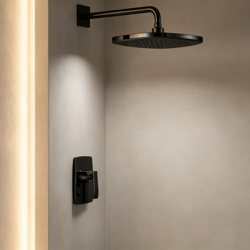 concealed valve shower set