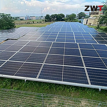 Sistemas solares de montagem no solo para instalação eficiente