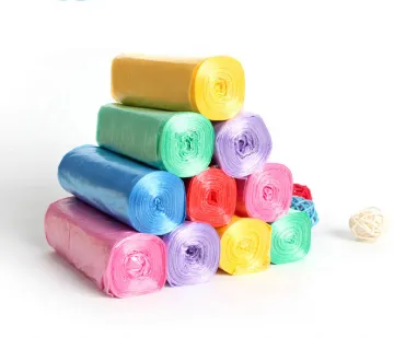 biodegradable 13 Gallons coloured garbage trash bags