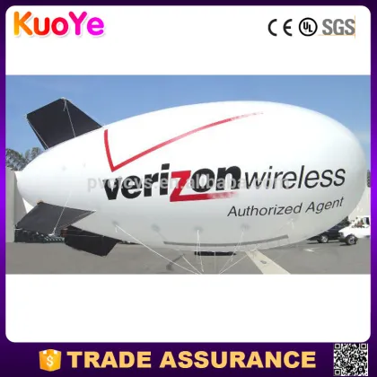 Wholesale pvc vinyl advertising inflatable blimp zeppelin helium balloon