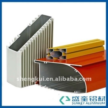 Extrusion d'aluminium Powder Coating Industrial Profile Extrusao de aluminio