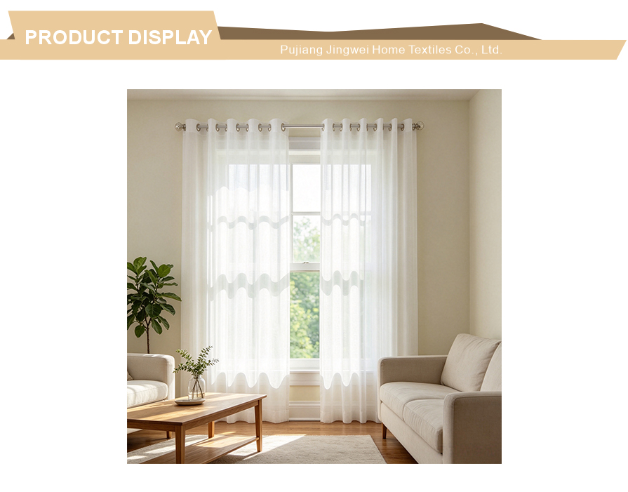 Bright airy soft window sheer