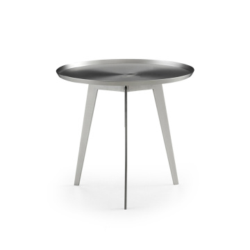 Living room storage stainless steel side table
