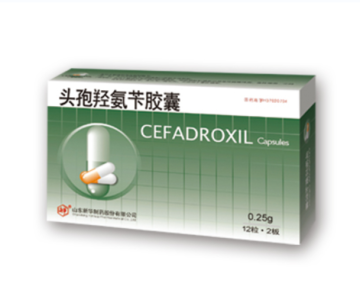 Cefadroxil capsule infect of throat, tonsils, urinary tract