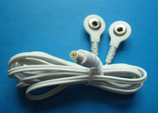 Pvc Insulation Snap Electrodes Wires / Medical Adhesive Tens Lead Wires With 3.5mm Snap Connection