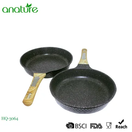 Diamond Design Kitchen Utensil Die Cast Fry Pan