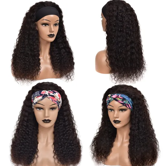 Annione Wholesale price headband wigs human hair,hair wig with headband,headband wigs for black women