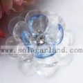 54MM Handmade Plastic Two Tone Jewelry Making Beaded Flower