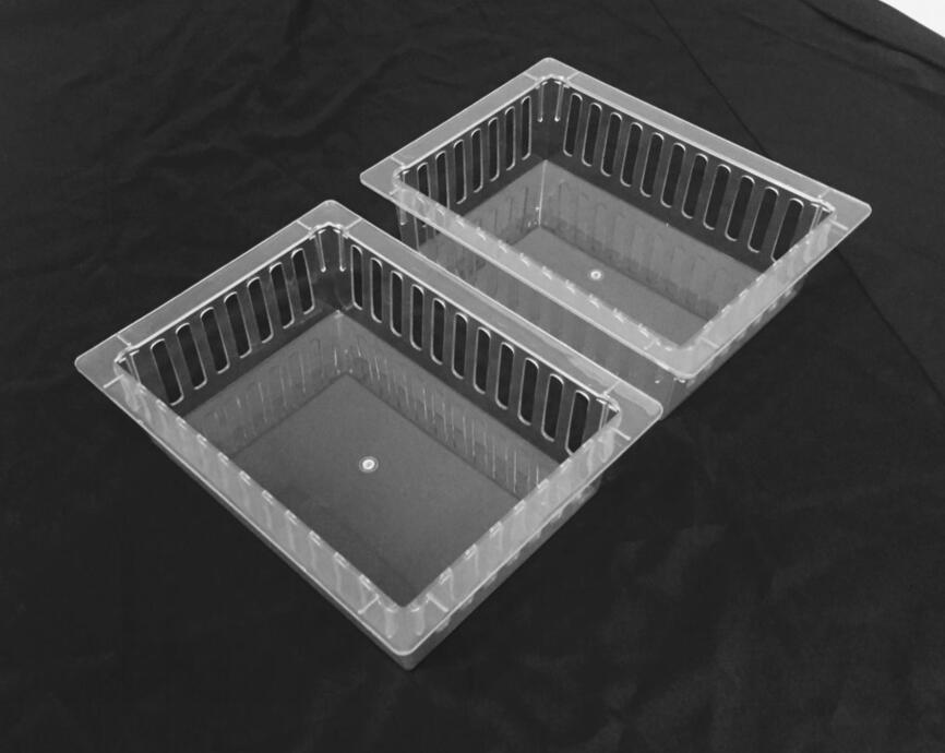 L16xw12xh4 Small Plastic Storage Container Tray With Compartments, High ...