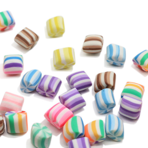Großhandel 10mm Clay Candy Charms für Schleim DIY Polymer Füller Zusatz Schleim Zubehör Home Ornament Puppenhaus Spielzeug