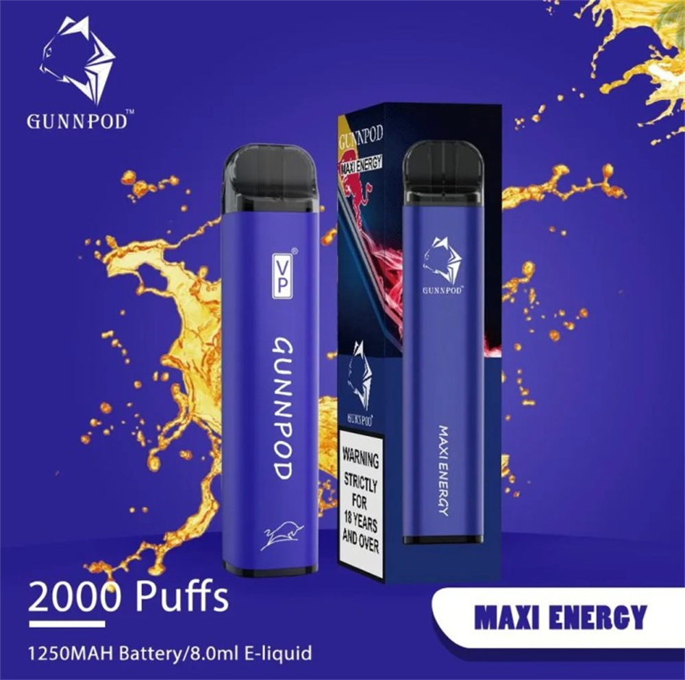 Cigarro eletrônico 2000 Puffs Gunnpod vape