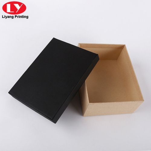 Black Cardboard Men Shoes Box