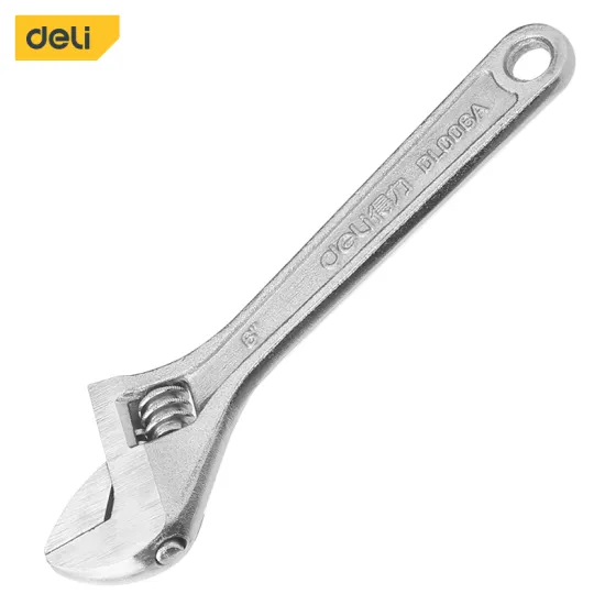 Deli EDL006A tools aluminium alloy 6 inch installation universal adjustable wrench spanner