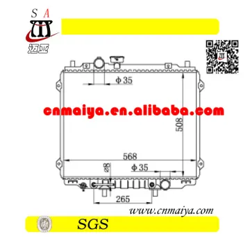 TERRACAN 2.5 TDiC MAN 01-03 RADIATOR