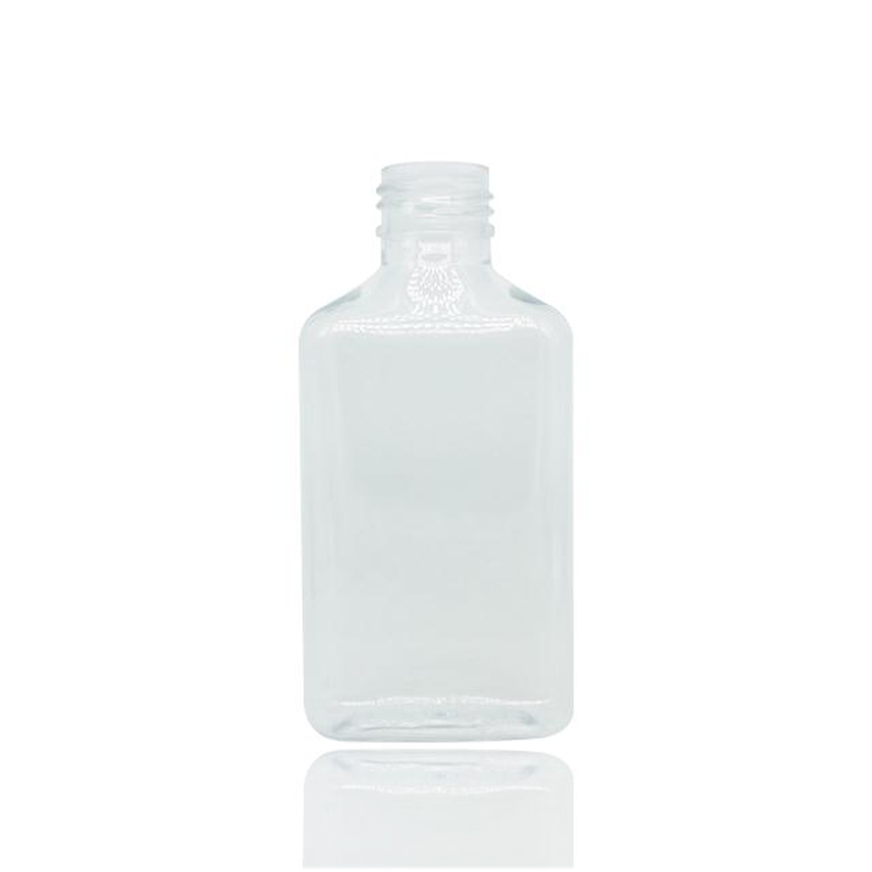 Pet flat rectangle bottle bottles with filp top