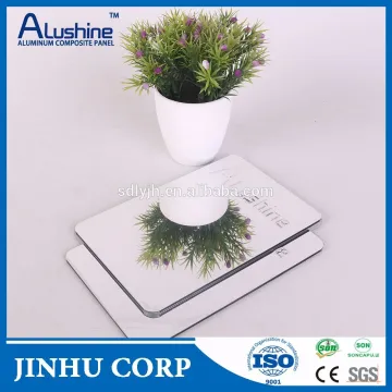 silver mirror acp aluminum composite panel buiilding materials manufacture