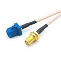 FAKRA Male Plug to SMA Female Pigtail Cable