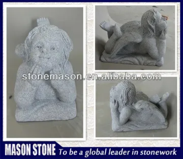 Cute baby angel sculpture
