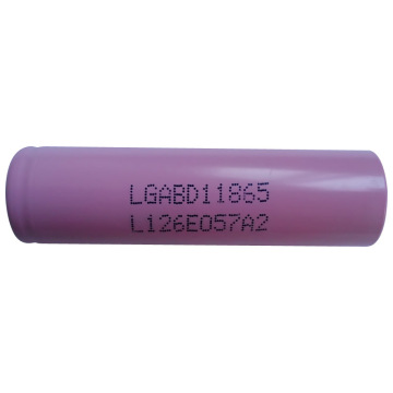 LG18650 2.2ah Lithium Ion Battery for Flashlight