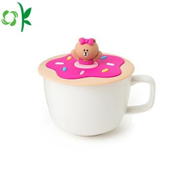 FDA Silicone Cartoon Mug Lid Cover