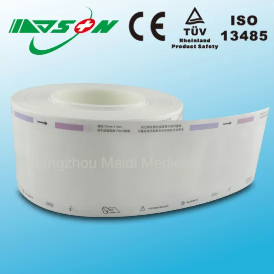 2016 hot supply tyvek plasma sterilization bags roll and reel