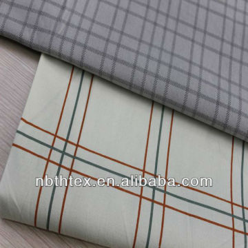 brushed checks pattern trousers fabric