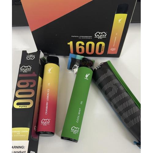 Puff xxl disposable e-cigarette 1600 puffs