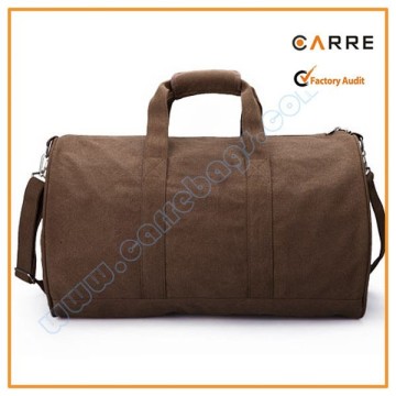 cylinder duffle canvas gym bag