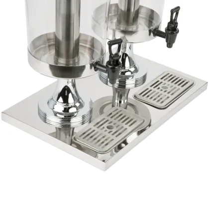 Stainless Steel Glass Juice Dispenser Machine for Beverage Serving