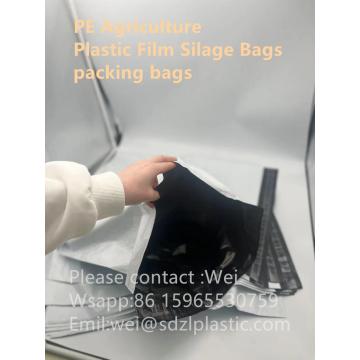 Bolsas de ensilaje de películas de plástico de agricultura de PE, bolsas de embalaje