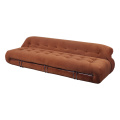 3-Sitzer Soriana Sofa aus italienischem Stoff