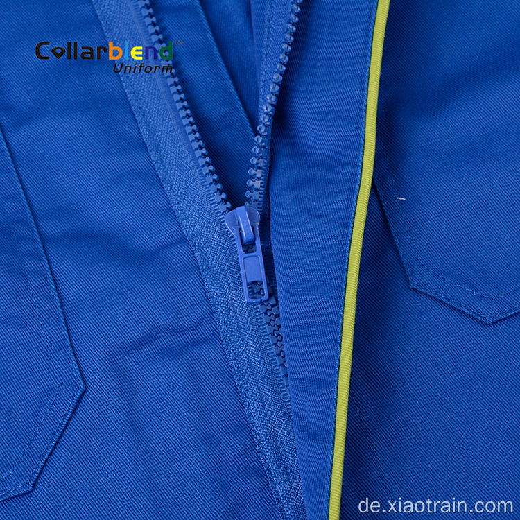 Blaue antistatische Cargohose mit Mechaniker-Overall