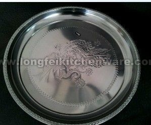 Magnetic stainless steel plate