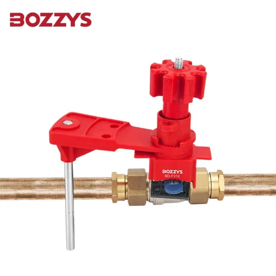BOZZYS Single Arm Universal Ball Valve Lockout for Diverse Operating Environments