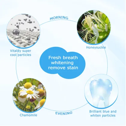 Herbal Teeth Whitening mint flavor Toothpaste