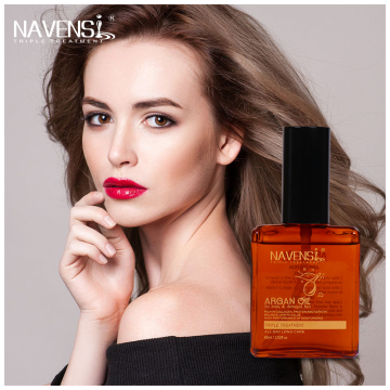 Navensi Organic Argan Oil Growth Serum: Anti-Frizz, โปรตีน keratin สำหรับการซ่อมแซมผมแห้ง