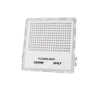 White Grey IP66 Waterproof Flood Light - 30w to 400w, DC12V/24V/110V/220V LED Outdoor Landscape Light