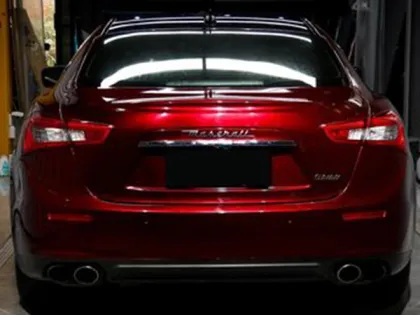 metallic gloss red dragon car wrap vinyl