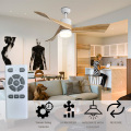 New design wooden blade ceiling fan light