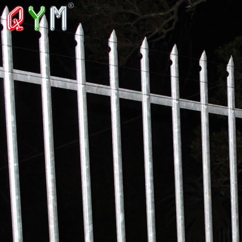 Panneau de clôture de palissade en acier d'occasion à vendre