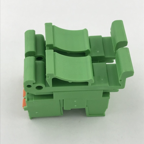 push in botton pluggable Din rail terminal block