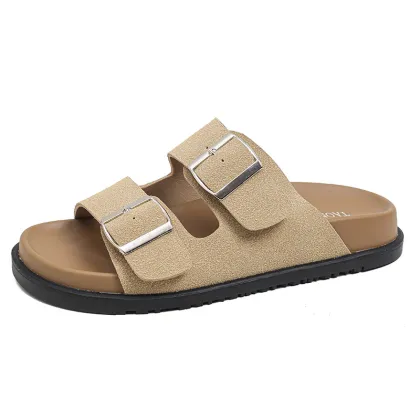 2023 Custom Beach Slippers: Rubber Cork Birken Shoes for Women and Men