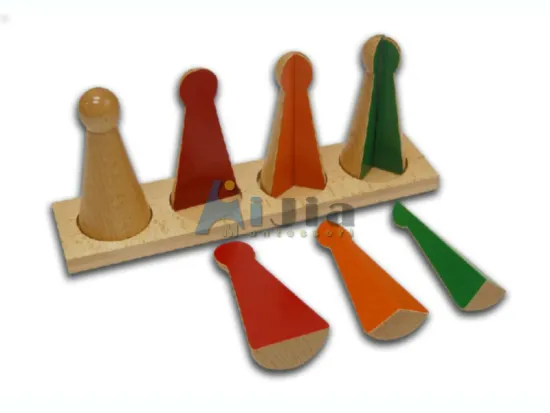 Montessori equipment Teaching material Large Fraction Skittles With Stand