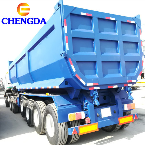 Remorque Chengda Tri Assies 25 Cube Side Dump Trailer