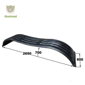 Özelleştirilmiş plastik tam tandem çamurluk kamyonu çamurluk